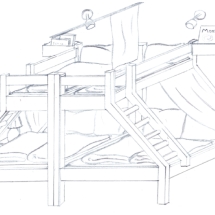 Familienbett bauen