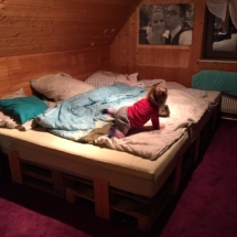 Familienbett bauen